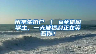 留学生落户 ｜ @全体留学生，一大波福利正在等着你！