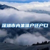 深圳市内集体户迁户口