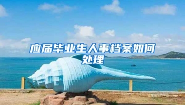 应届毕业生人事档案如何处理