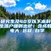 研究生及40岁以下本科生落户细则出炉！含成教 电大 远程 自学