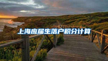 上海应届生落户积分计算
