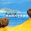 一类本科大学有哪些