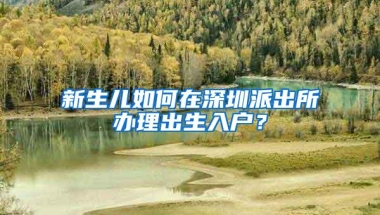 新生儿如何在深圳派出所办理出生入户？