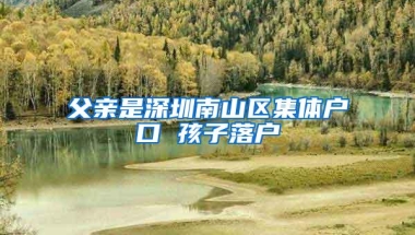 父亲是深圳南山区集体户口 孩子落户
