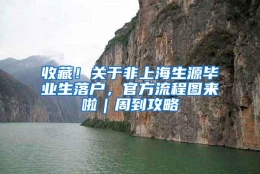 收藏！关于非上海生源毕业生落户，官方流程图来啦｜周到攻略