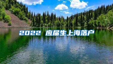 2022 应届生上海落户