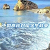 中国高校对留学生政策