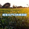 新生儿户口办理流程