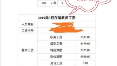 为什么清华北大的博士生都去深圳的中学教书，一张工资单告诉你