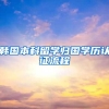 韩国本科留学归国学历认证流程