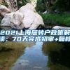 2021上海居转户政策解读：70天完成初审+复核