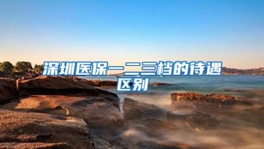 深圳医保一二三档的待遇区别